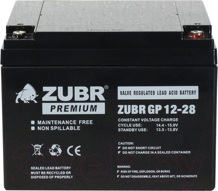 Аккумуляторная батарея Zubr GP 12V (28 А/ч)