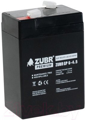 Аккумуляторная батарея Zubr GP 6V (4.5 А/ч)