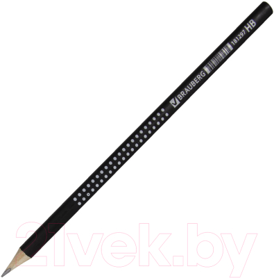 Набор простых карандашей Brauberg Black&White / 880426 (12шт)