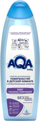 Универсальное чистящее средство AQA Baby С антибактериальным эффектом / 02016404 (500мл)