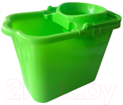 Ведро с отжимом Idea М2421 (9.5л, ярко-зеленый)