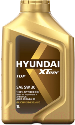 Моторное масло Hyundai XTeer TOP 5W30 / 1011004 (1л)