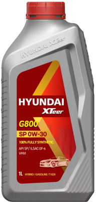 Моторное масло Hyundai XTeer G800 0W30 / 1011122 (1л)