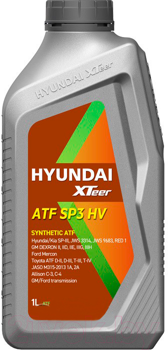 Трансмиссионное масло Hyundai XTeer ATF SP3 HV / 1011415 (1л)