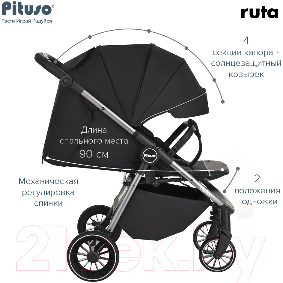 Детская прогулочная коляска Pituso Ruta / BD206