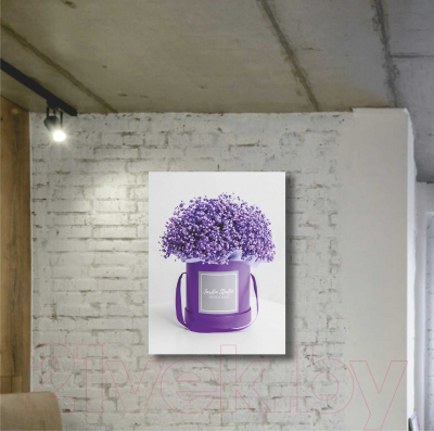 Картина Stamion Фиолетовый букет (45x60см)