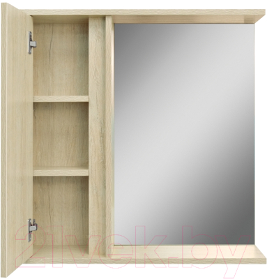 Шкаф с зеркалом для ванной Doratiz Мальта 70 L / 2711.154 (пикар)