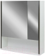 Шкаф с зеркалом для ванной Doratiz Астра 60 / 2711.048 (белый/венге) - 