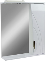 Шкаф с зеркалом для ванной Doratiz Тропикана 65 R / 2712.708 (белый,с подсветкой) - 