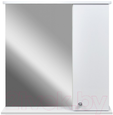 Шкаф с зеркалом для ванной Doratiz Мадрид 60 R / 2712.220 (белый)