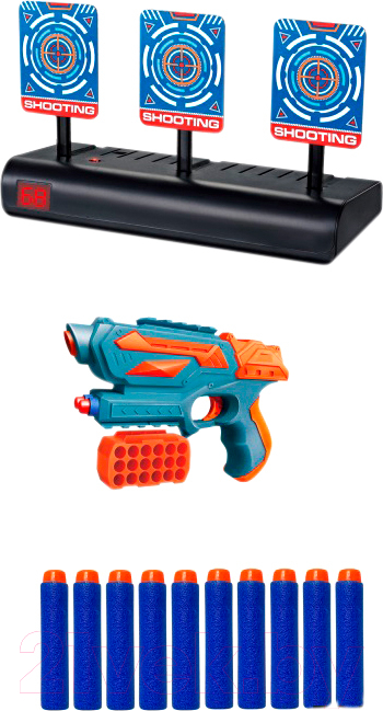 Бластер игрушечный Qunxing Toys Стрелковый тир / M322