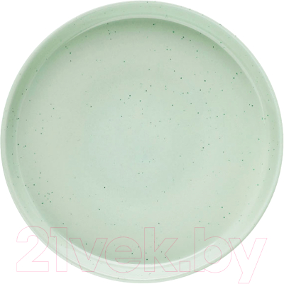 Блюдо AksHome Stone Clay 22x4.5см (светло-зеленый)