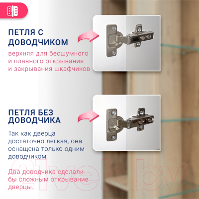 Шкаф-пенал для ванной Doratiz Фьорд 40 L / 2712.304 (дуб бунратти/цемент, с подвесной)