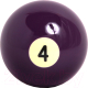 Бильярдный шар Aramith Premier Pool №4 57.2мм - 