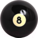 Бильярдный шар Aramith Premier Pool №8 52.4мм - 