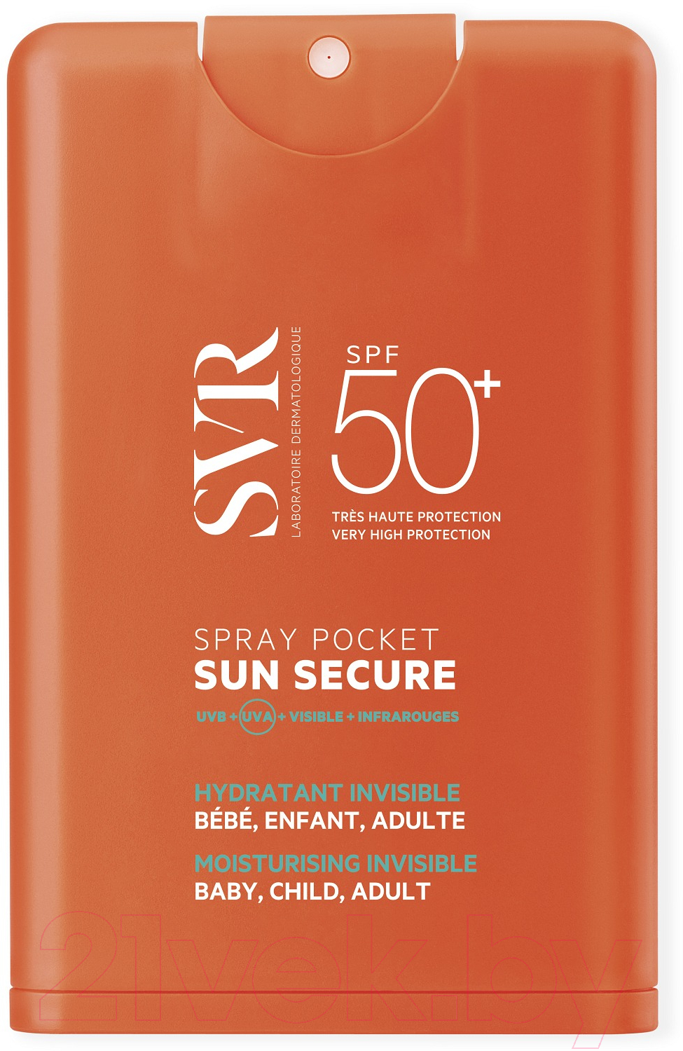 Спрей солнцезащитный SVR Безопасное солнце SPF 50+ Увлажняющий