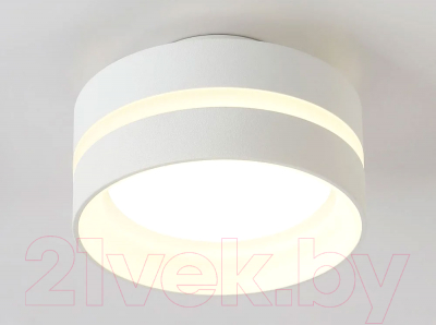 Точечный светильник Ambrella TN5419 SWH/FR (белый песок/белый матовый)