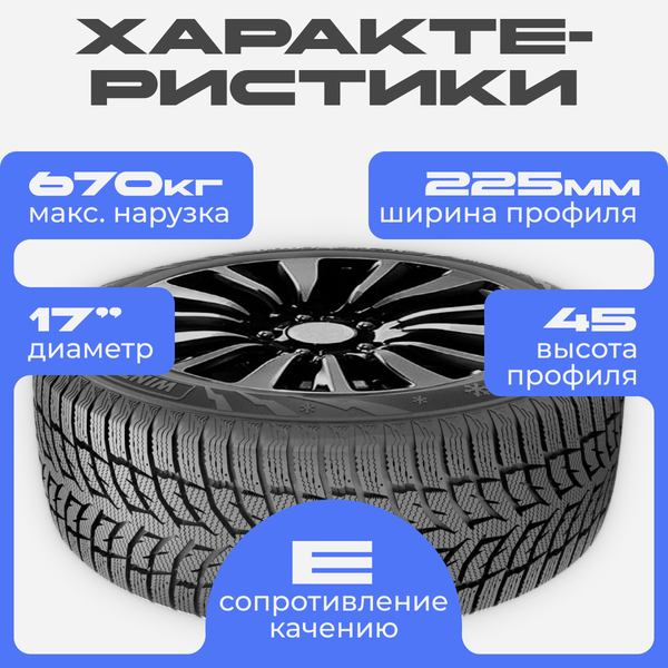 Зимняя шина Headway HW508 225/45R17 94H