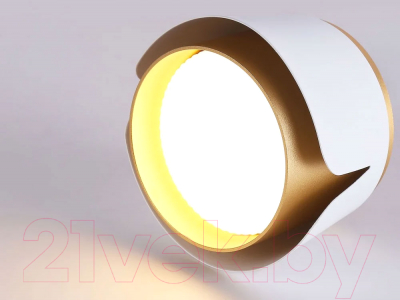 Точечный светильник Ambrella Techno Spot TN71221 WH/GD (белый/золото)