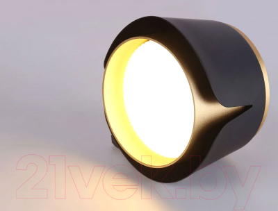 Точечный светильник Ambrella Techno Spot TN71222 BK/GD (черный/золото)