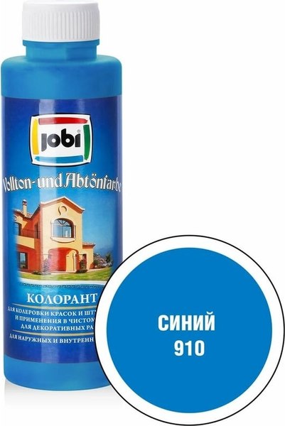 Колеровочная краска Jobi №910 (500мл, синий)