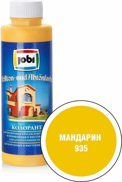 Колеровочная краска Jobi №935 (500мл, мандарин)