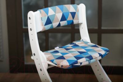 Комплект подушек на стул Друг Кузя Павлин (мозаика синяя)