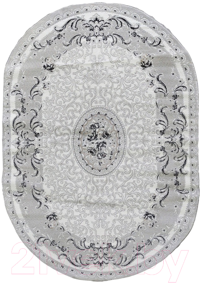 Коврик Safyun Victoria HL775-GREY-ANTRASIT-OVAL