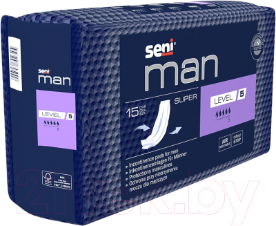 Прокладки урологические Seni Man Super Level 5 (15шт)