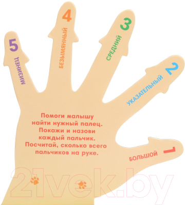 Набор игрушек для ванной Крошка Я Пальчиковый театр. Уточки / 9447778 (5шт)