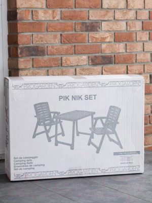 Комплект садовой мебели Stefanplast Pik Nik / PIK20CBI (белый)