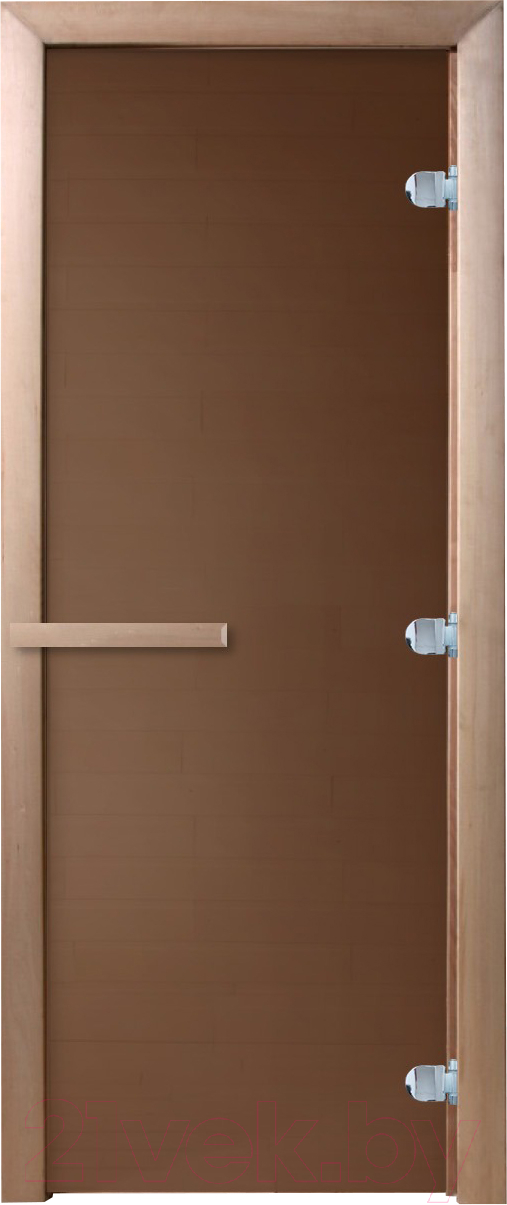 Стеклянная дверь для бани/сауны Doorwood Теплая ночь 80x200 / DW01233
