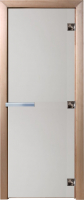 Стеклянная дверь для бани/сауны Doorwood 70x190 / DW00026 (сатин) - 