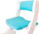 Комплект подушек на стул Друг Кузя Павлин (серо-голубая) - 
