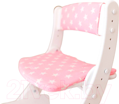 Комплект подушек на стул Друг Кузя Павлин (розовая в звезду)