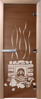 Стеклянная дверь для бани/сауны Doorwood Банька 70x190 / DW01581