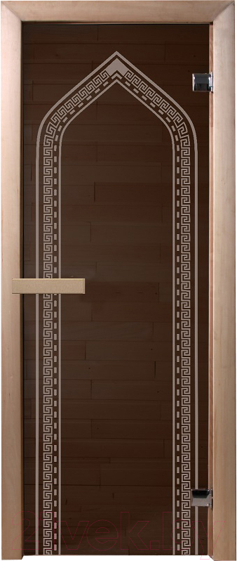 Стеклянная дверь для бани/сауны Doorwood Арка 70x190 / DW03641