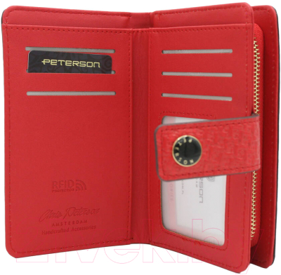 Портмоне Peterson PTN 002-BH (красный)