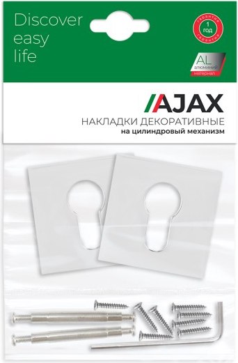 Накладка на цилиндр Ajax furniture ET6.K.JS51 CP-8  (хром)