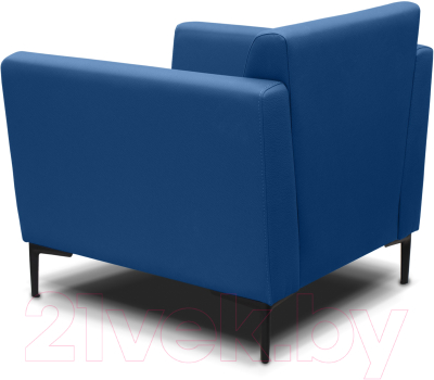 Кресло мягкое Brioli Куно М (L18/синий)