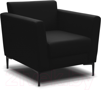 Кресло мягкое Brioli Куно М (L22/черный)