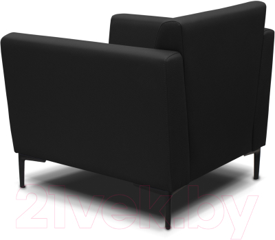 Кресло мягкое Brioli Куно М (L22/черный)