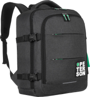 Рюкзак Peterson PTN PLG-01-T (черный/зеленый) - 