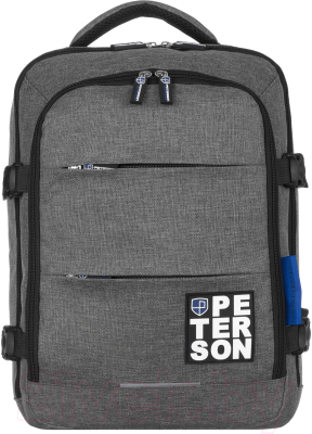 Рюкзак Peterson PTN PLG-01-T (серый/голубой)