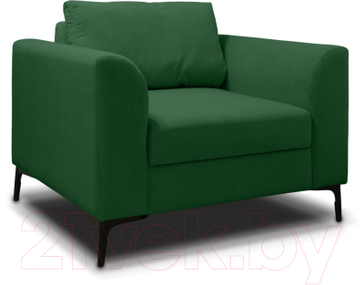 Кресло мягкое Brioli Марк (V5-темно-зеленый)