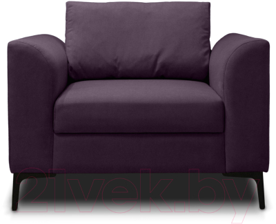 Кресло мягкое Brioli Марк (V7-фиолетовый)