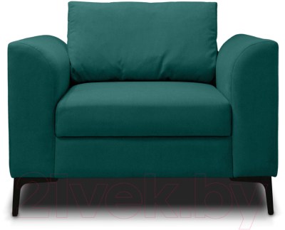 Кресло мягкое Brioli Марк (V10-бирюзовый)