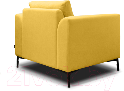 Кресло мягкое Brioli Марк (V13-желтый)