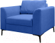 Кресло мягкое Brioli Марк (V15-голубой) - 