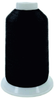 Вышивальные нитки Sentex 120D/2 5000м (черный) - 